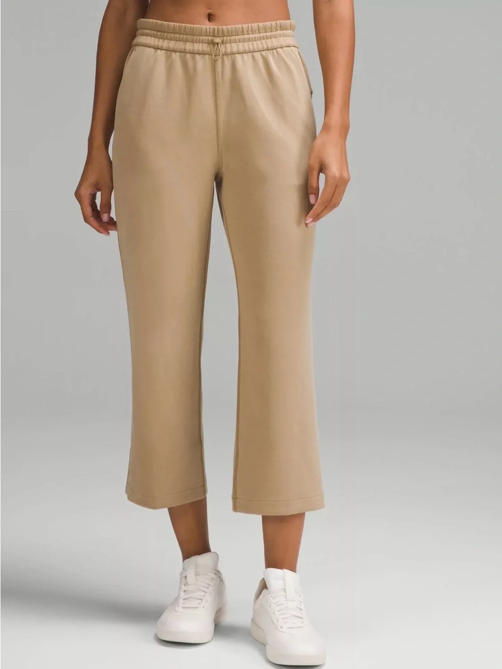 Lululemon Softstreme High-Rise Straight-Leg Cropped Pant Women's Filbert Tan 8